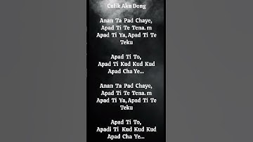 Thumbnail of Indonesiansong#trendingshorts #lyric | anan ta pad chaya| Thailand#viralshort