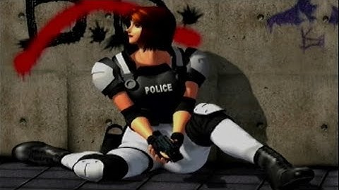 Fighters Megamix - Janet (Virtua Cop 2) on the Secrets Course - Sega Saturn