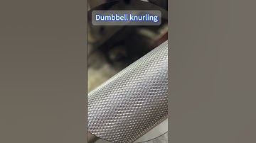 Dumbbell knurling #thread#threadrollingmachine#knurlingmachine#machine#threadmachine