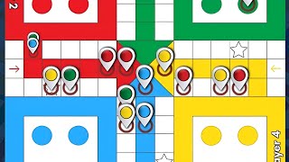 Ludo game in 4 players🔥Ludo king 4 players🔥Ludo king game 355 #gamerzone786 screenshot 3