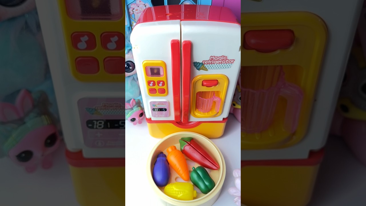 Kitchen Toy Cooking Set | Cute Mixed Veggie 🫑🌶️ | No Music No Talking