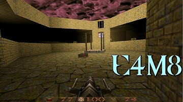 QUAKE | Gameplay Walkthrough Nightmare | E4M8 (Secret Level)