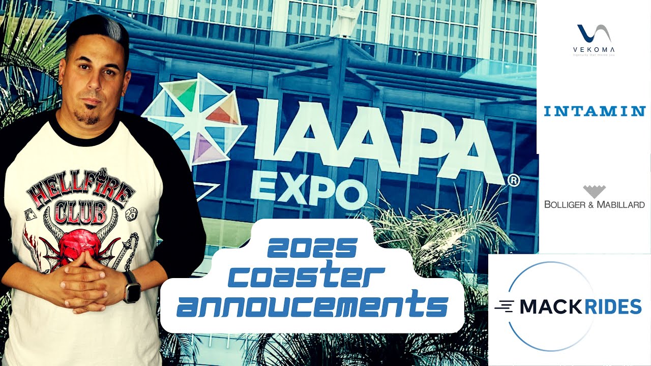 🌐 IAAPA 2025 – DAY 1 VLOG! | Ride Vehicle Reveals, Big Coaster Makers & Haunt Animatronics