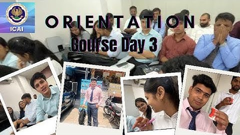 ICAI Orientation course vlog || oc course Day 3 || oc course by icai || Itoc vlog