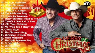 Alan Jackson & George Strait Christmas Songs Full Album🎄🎄Best Classic Country Christmas Carols 2021🎄