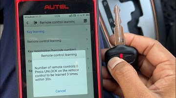 How to Program All Keys Lost on Mitsubishi Attrage 2014 Using Autel KM100