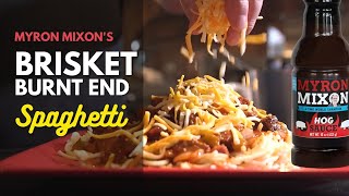Myron Mixon's Brisket Burnt End BBQ Spaghetti Recipe screenshot 3