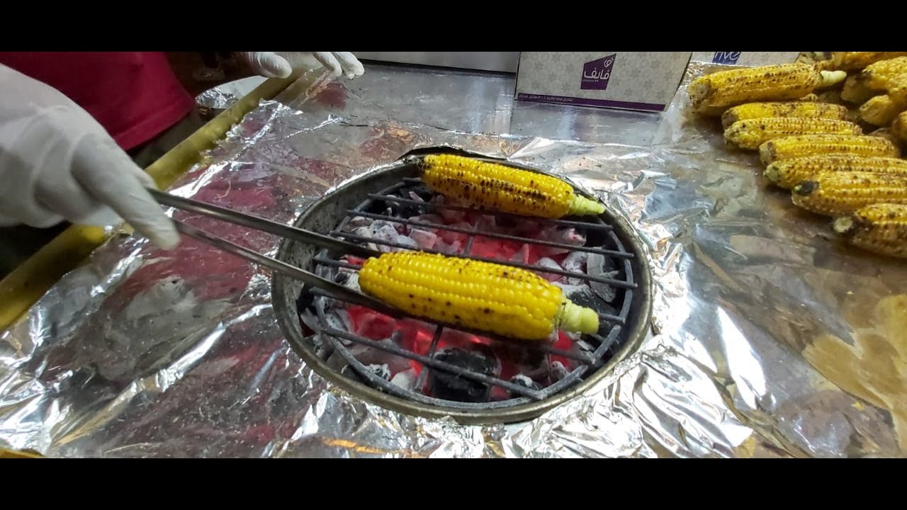 Rosted corn street food in Bangladesh yummy street food YouTube