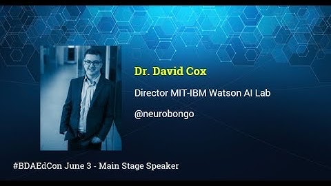 Present and Future of AI - David Cox