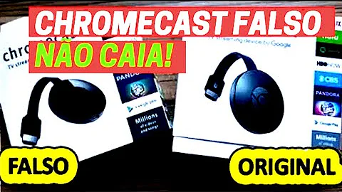 Como saber se o chromecast é verdadeiro?