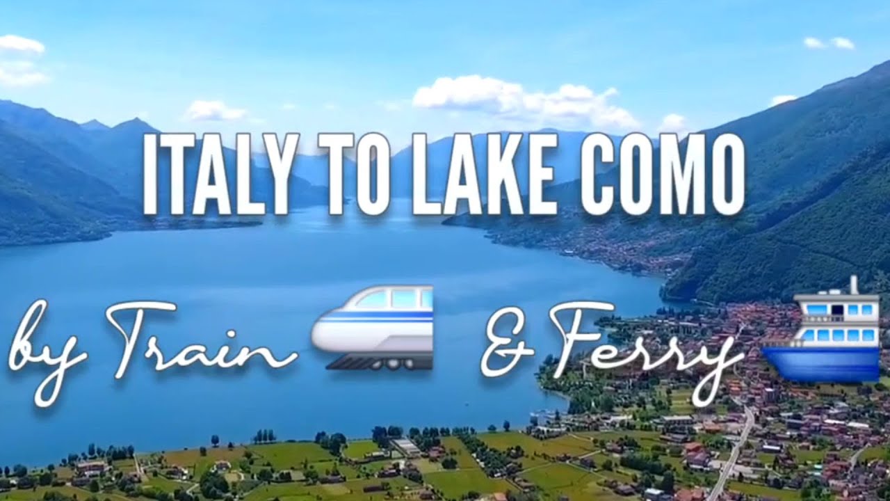 Day Trip From Italy to Lake Como | How to go from Milan to Varenna Bellagio by Train