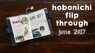 Hobonichi Flip Through - June