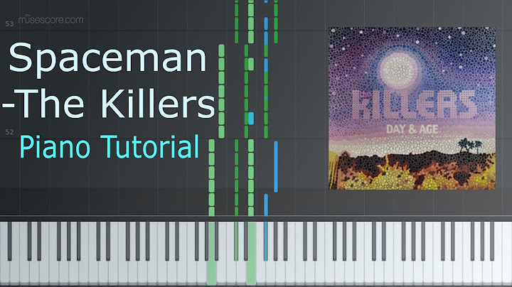 Spaceman Piano version - Piano performance video thumbnail