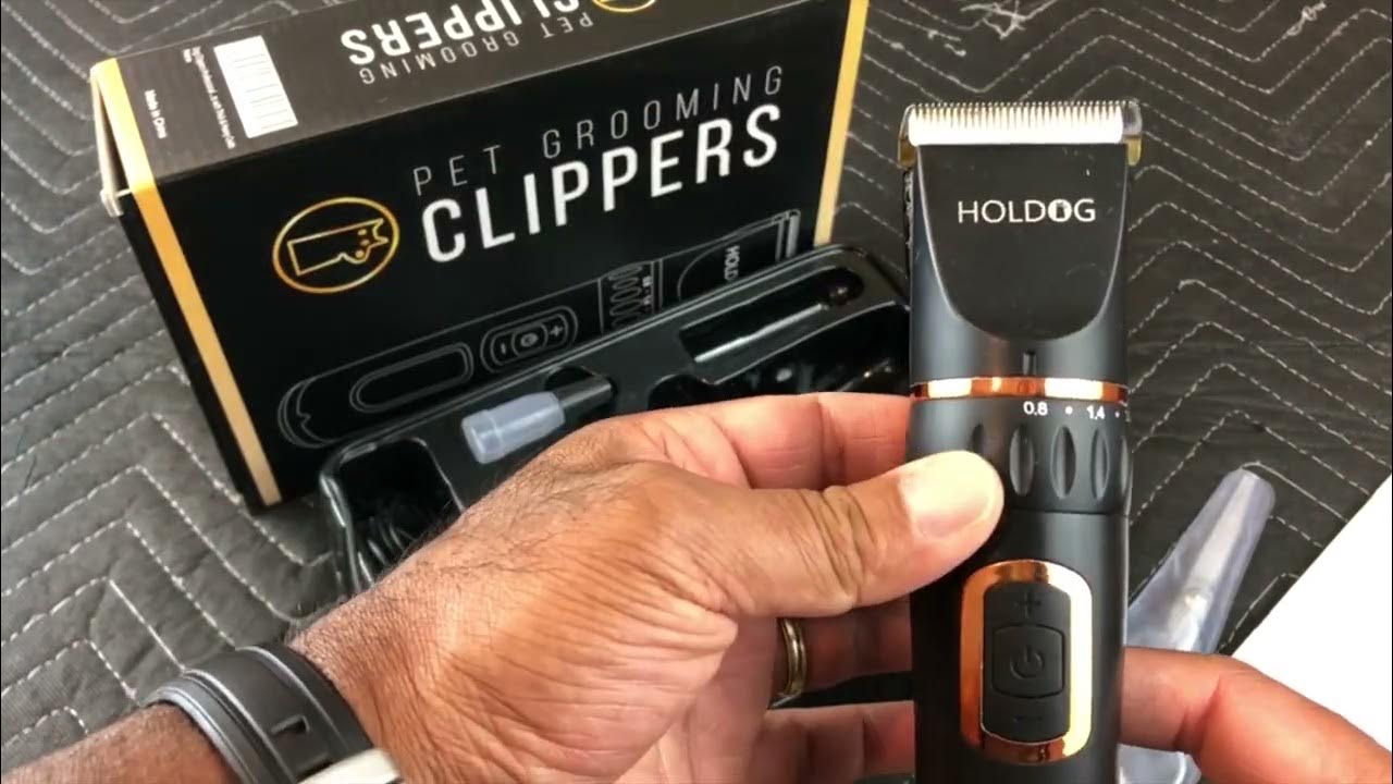 HOLDOG Dog & Cat Clippers in use, review & tips YouTube