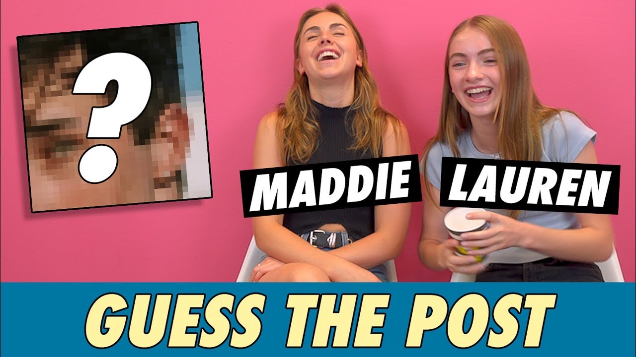 Lauren and Maddie Orlando - Guess The Post - YouTube