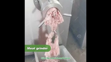 Fully Automatic Sausage Production Line #foodprocessing  #gondormachinery #sausagedogs #sausage