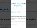 5 negocios rentables con IA