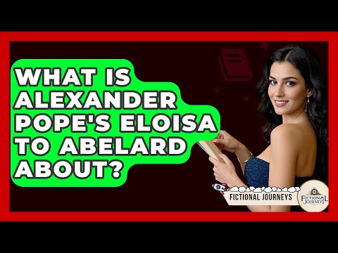 What Is Alexander Pope's Eloisa To Abelard About Fictional Journeys