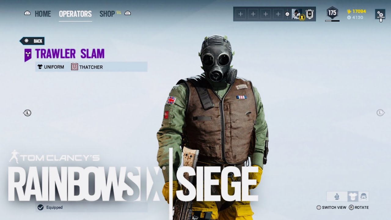 Rainbow Six Siege Thatcher Trawler Slam Bundle Overview!