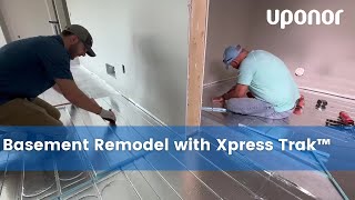 Remodeling a Basement in Lakeville, MN with Uponor Xpress Trak™