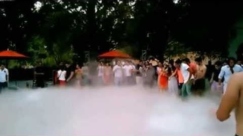 Liquid nitrogen pool party gone wrong