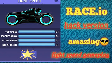 RACE.io hack version game play with light speed and bluberry like hacker.😎😎😎#sandhugaming