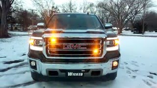 2015 Gmc Sierra Safety Led Strobes Wwwwickedwarningscom