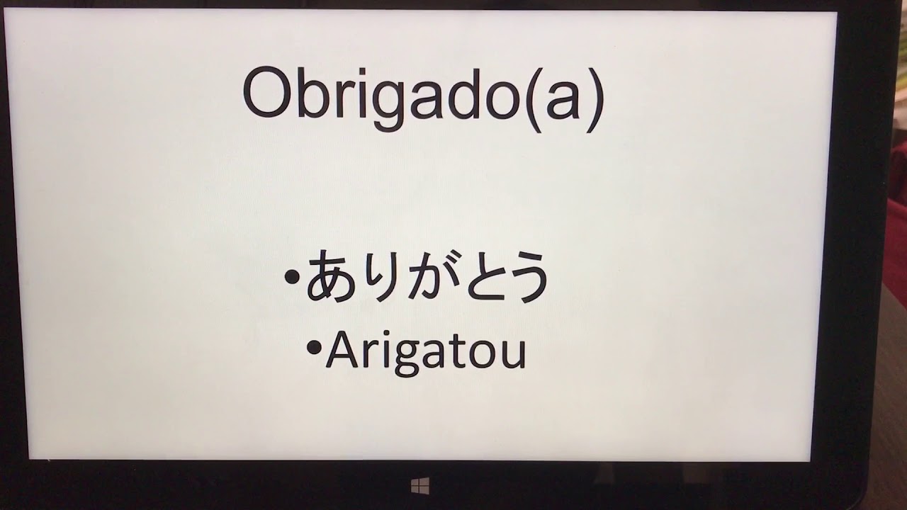 Aula de Japonês “Saudações”