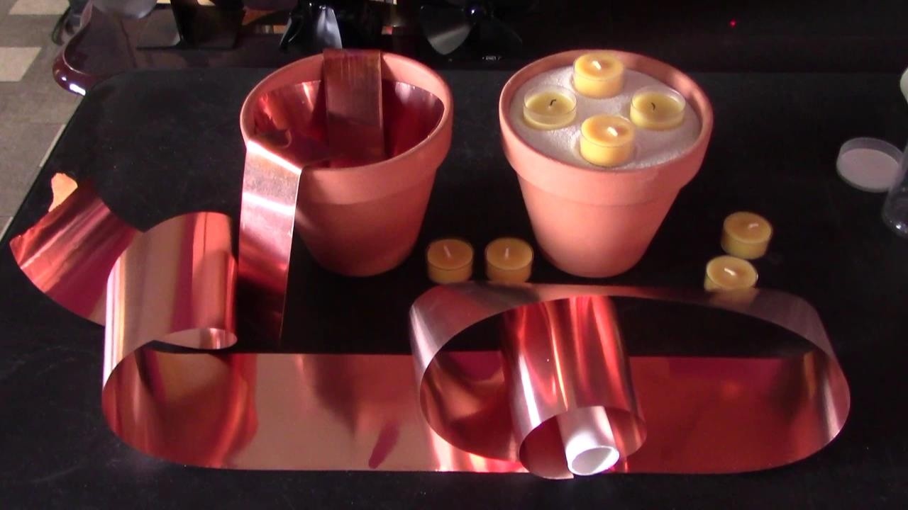 DIY Terracotta Air Heater! - New Design! 2 Pots w/copper foil
