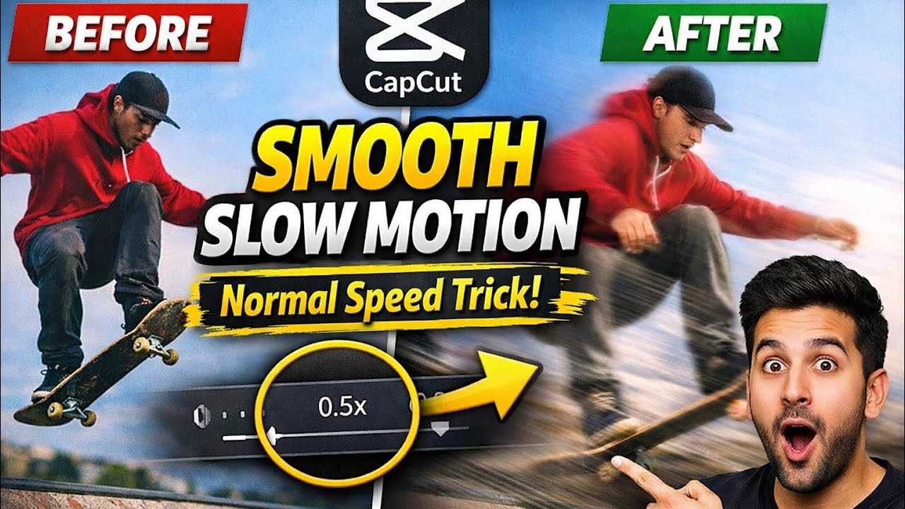 How to Create Smooth Slow Motion Video in CapCut | Step-by-Step Tutorial | Video Editing | Telugu 