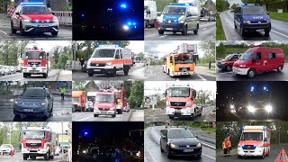[GROßBRAND BRAUNSCHWEIG!] Einsatzfahrten Feuerwehr, THW, Polizei, Rettungsdienst, Flughafenfeuerwehr