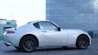 Match Highlights Mazda MX-5 RF in Ceramic White Exterior Design in Barcelona Trailer | AutoMotoTV