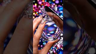 🍎✨ Magical Crystal Apple....Surprise ASMR✨ #asmr #asmrshorts #oddlysatisfying  #relaxing #glitter