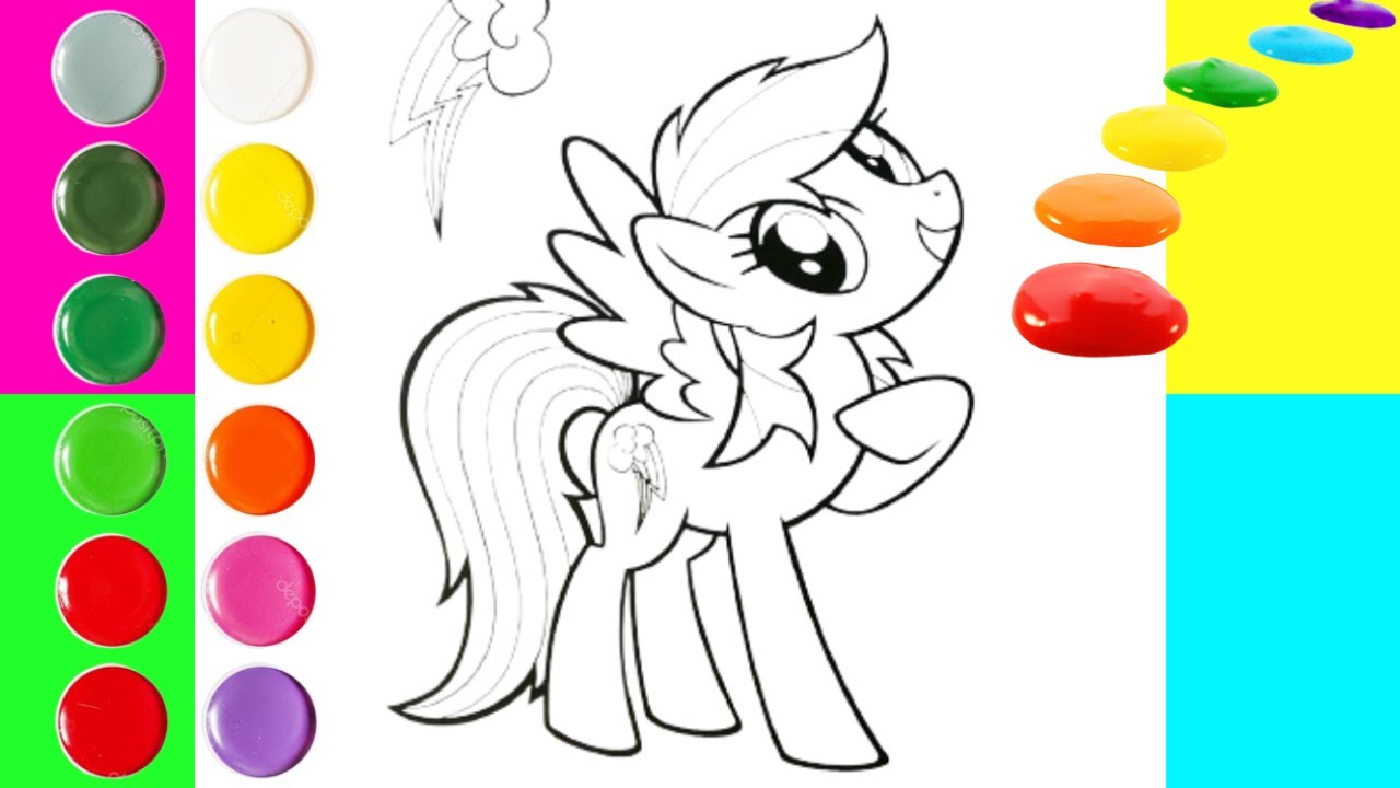 How To Color Rainbow Dash How To Color Rainbow Dash