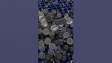 Marbles Drop #3danimation #relaxing #marble  #drop #simulation #blender