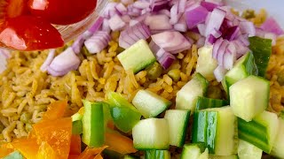 RICE+GREEN PEAS COVER WITH GARLIC WHITE SAUCE | This Rice is So Delicious! #cooking #easyrecipe #fy