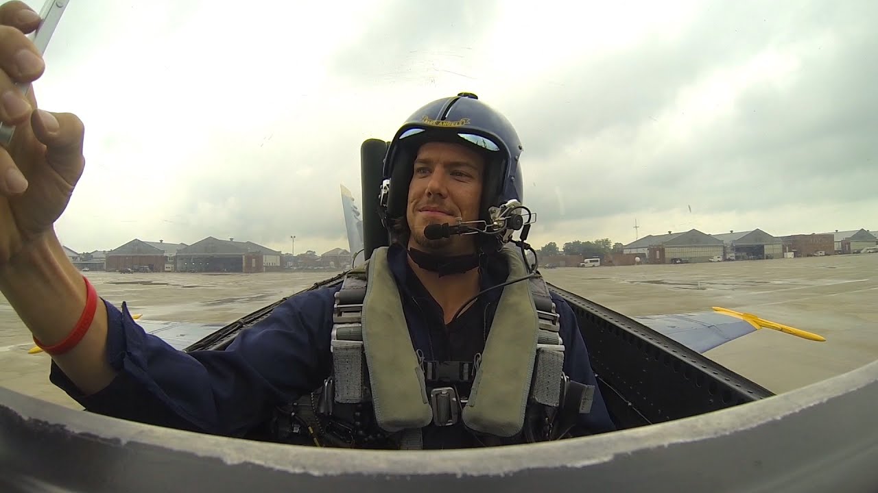 Danny DeKeyser visits Selfridge & takes on the Blue Angels