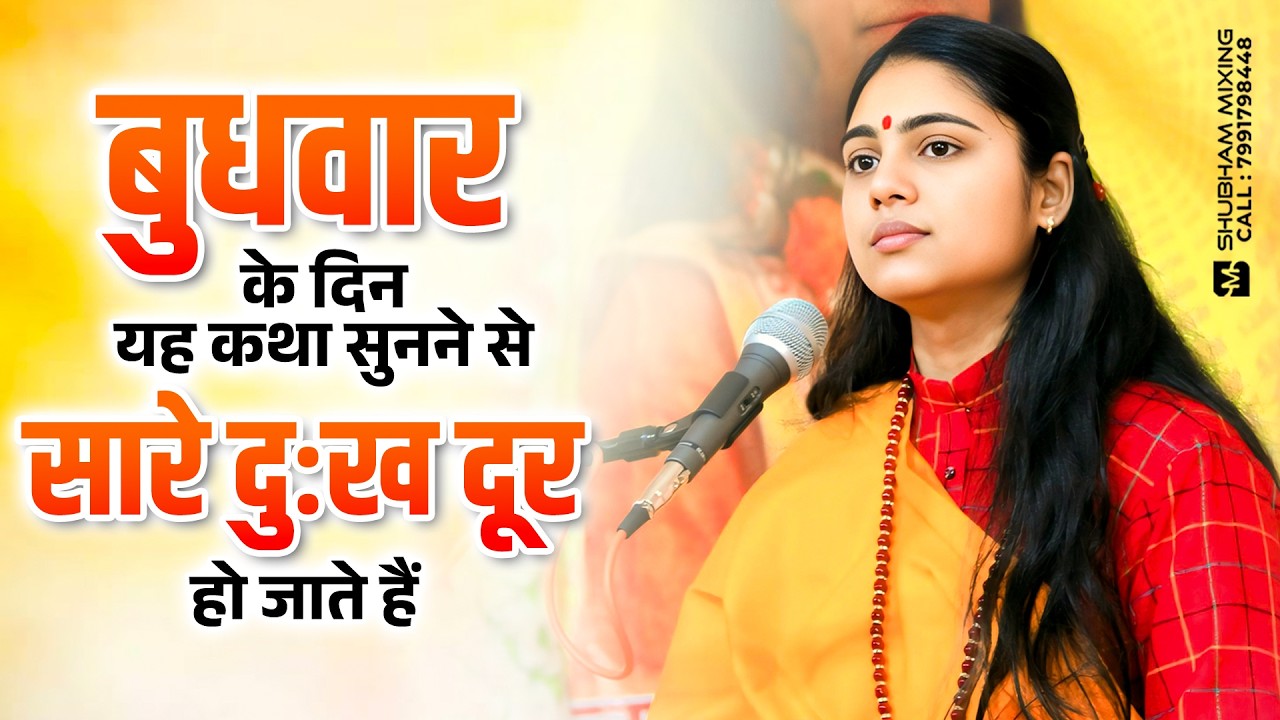 बुधवार के दिन यह कथा सुनने से सारे दुःख दूर हो जाते हैं || Pujya Aradhna Devi Ji Ki Special Katha