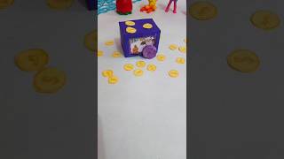 diy mini locker 💜 cute paper locker #diy #papercrafts #moneysaving #diy