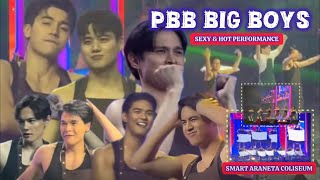 GRAVEH, NAGTANGGAL SILA NG SHORTS 🤭😁 (PBB BIG BOYS ARANETA PERFORMANCE) | Mel Rose World