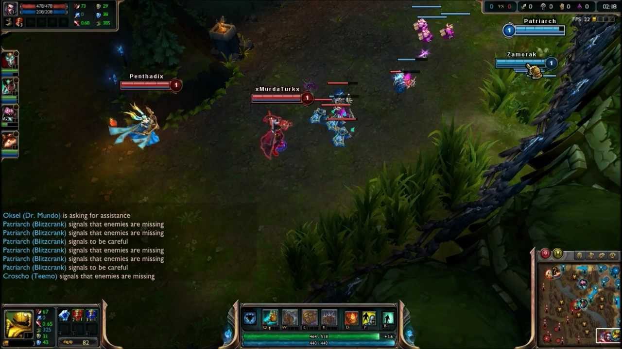 Trollcrank and Shaco getting First Blood