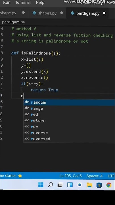 Python program to ️check a string is palindrome or not using list and ...