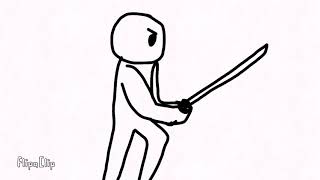 Sword swing animation test