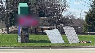 Woodhaven family outraged over racist display outside police department
