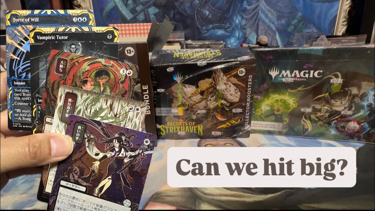 strixhaven mystical archive booster box Strixhaven Collector Box Opening #1 - So many Mystical Archive cards!