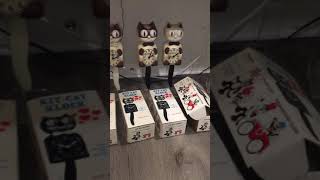 Testing Kit Cat Klock Siamese Cat prototypes from ages ago