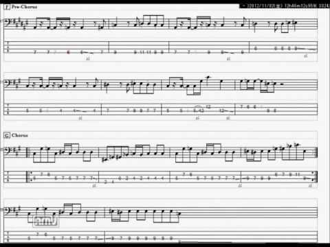 Do As Infinity　恋妃　ベースTAB譜