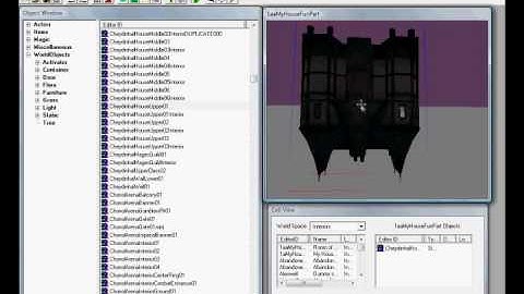 Oblivion Construction Set Guide HomeCreation! Furniture addings part two