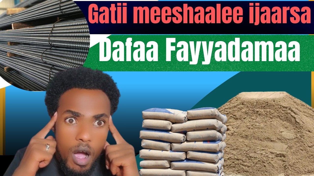 Gatii meeshaalee ijaarsa manaa. 