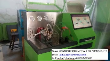 CRS800 common rail system test bench pump and injector test